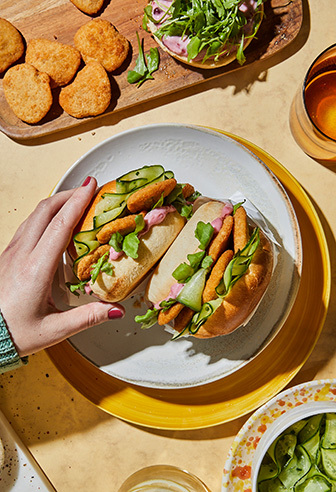 Mini-Schnitzel-Sandwich Mini-Schnitzel-Sandwich